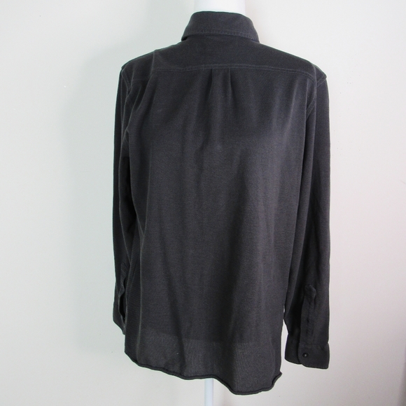 BONOBOS Charcoal Henley Shirt Size M - Picture 2 of 7